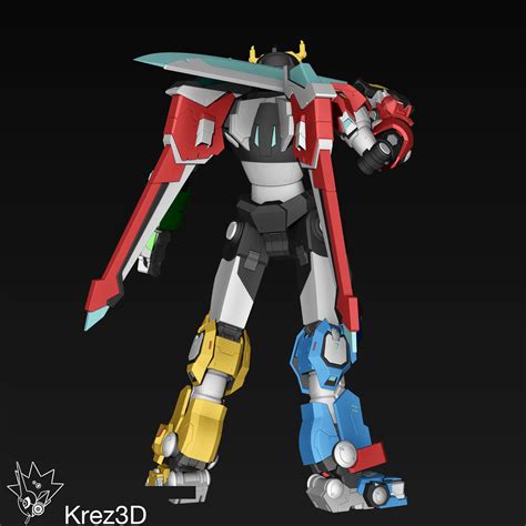 3d print voltron|voltron 3d model free.